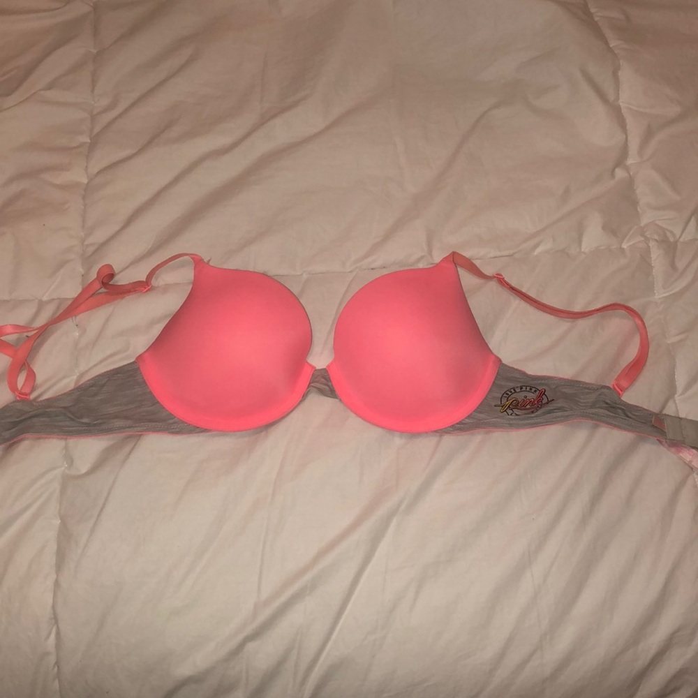 Pink bra